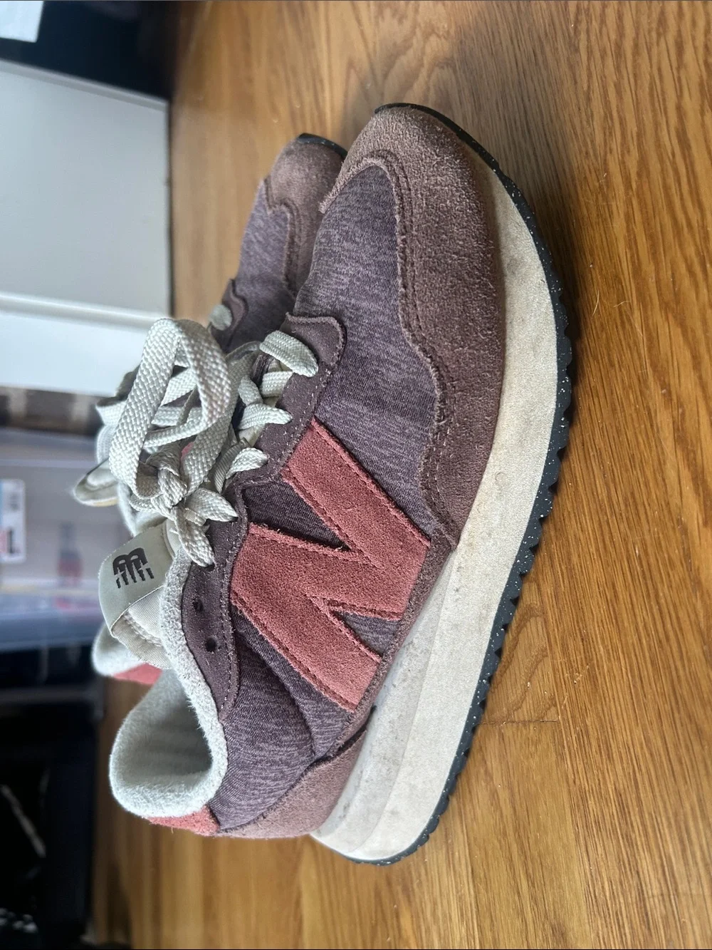 Maroon/red/mauve New Balance sneakers Size 8